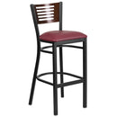 Flash Furniture XU-DG-6H1B-WAL-BAR-BURV-GG