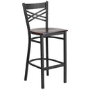 Flash Furniture XU-6F8BXBK-BAR-WALW-GG