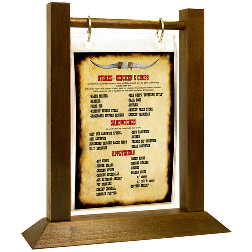 Menu Solutions WFT4S-A Tabletop Sign