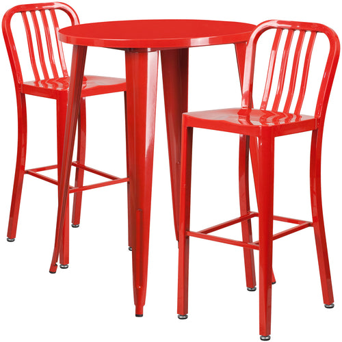 Flash Furniture CH-51090BH-2-30VRT-RED-GG