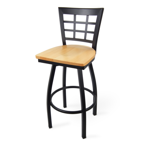 JustChair Manufacturing M27130-SWL-BLK-SS
