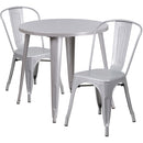 Flash Furniture CH-51090TH-2-18CAFE-SIL-GG
