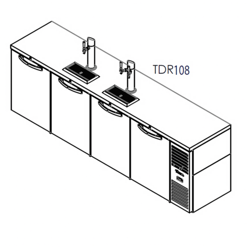 True Mfg. – Premier Bar TDR108-RI