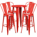 Flash Furniture CH-51080BH-4-30CAFE-RED-GG