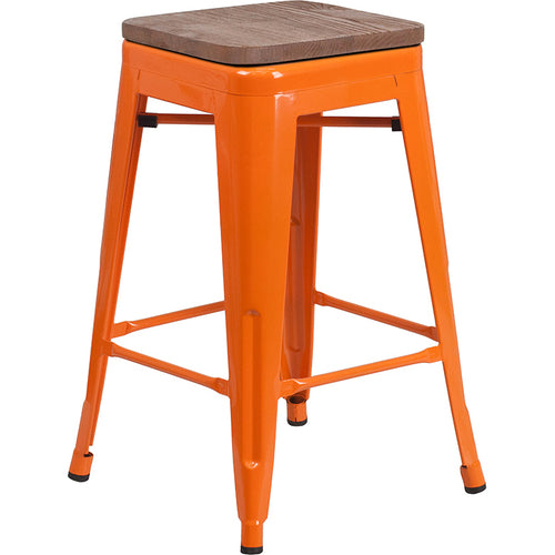 Flash Furniture CH-31320-24-OR-WD-GG