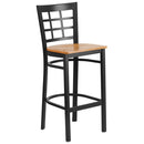 Flash Furniture XU-DG6R7BWIN-BAR-NATW-GG