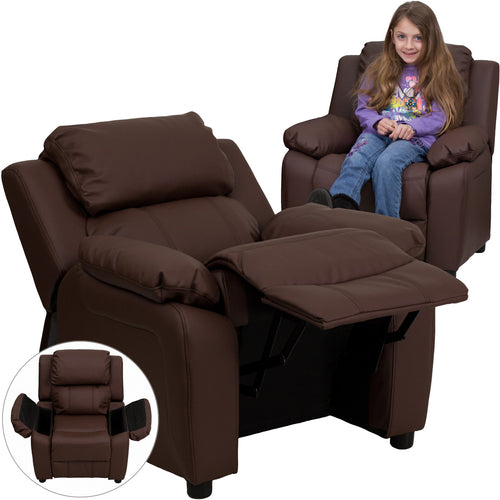 Flash Furniture BT-7985-KID-BRN-LEA-GG