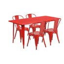 Flash Furniture ET-CT005-4-30-RED-GG
