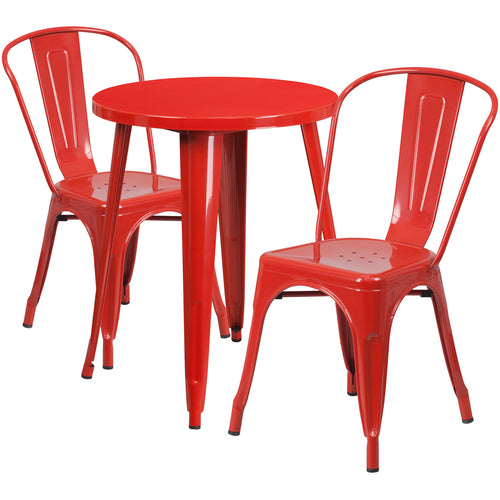 Flash Furniture CH-51080TH-2-18CAFE-RED-GG