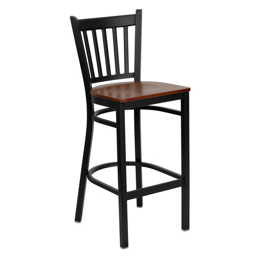 Flash Furniture XU-DG-6R6B-VRT-BAR-CHYW-GG