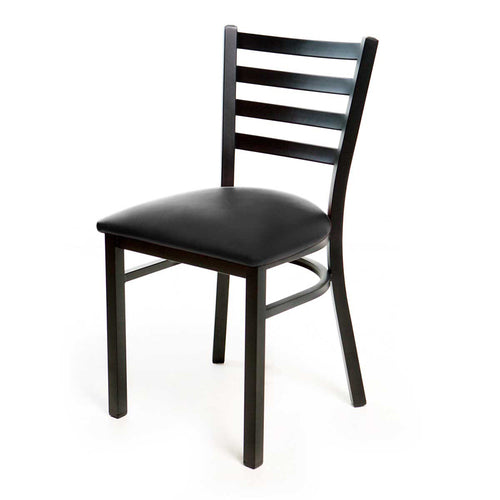 JustChair Manufacturing M20118-BLK-BVS-LOOSE