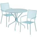 Flash Furniture CO-35RD-02CHR2-SKY-GG