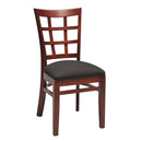Trendler, Inc. LATTICE WOOD CHAIR UPH