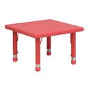 Flash Furniture YU-YCX-002-2-SQR-TBL-RED-GG