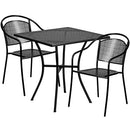 Flash Furniture CO-28SQ-03CHR2-BK-GG