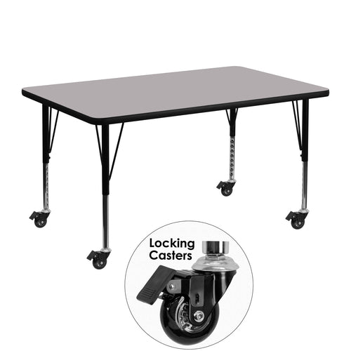Flash Furniture XU-A3048-REC-GY-T-P-CAS-GG