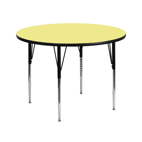 Flash Furniture XU-A42-RND-YEL-T-A-GG