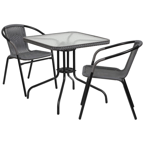 Flash Furniture TLH-073SQ-037GY2-GG