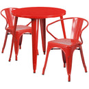 Flash Furniture CH-51090TH-2-18ARM-RED-GG
