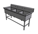 Pacific Stainless Products TCS3030-14NO