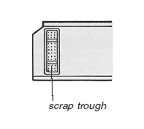 Eagle Group SCRAP TROUGH