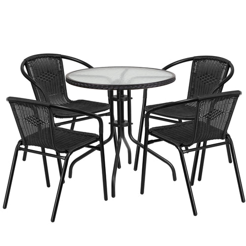 Flash Furniture TLH-087RD-037BK4-GG
