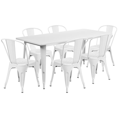 Flash Furniture ET-CT005-6-30-WH-GG