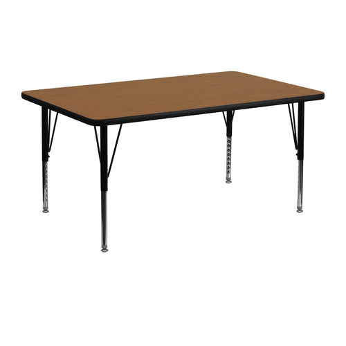 Flash Furniture XU-A2448-REC-OAK-T-P-GG