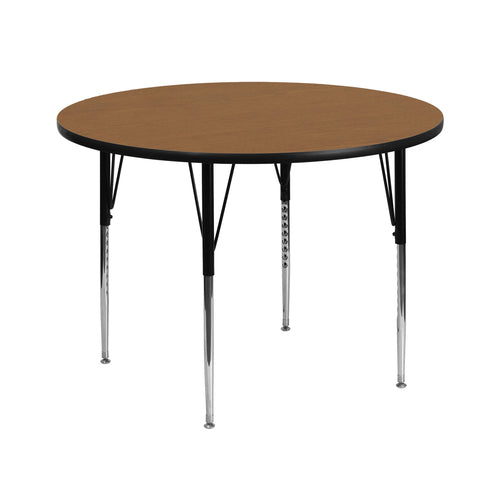 Flash Furniture XU-A42-RND-OAK-T-A-GG