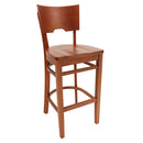 Trendler, Inc. SOLID BACK WOOD BAR30 WS