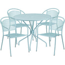 Flash Furniture CO-35RD-03CHR4-SKY-GG