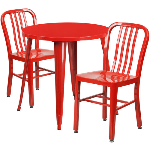 Flash Furniture CH-51090TH-2-18VRT-RED-GG