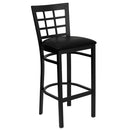 Flash Furniture XU-DG6R7BWIN-BAR-BLKV-GG