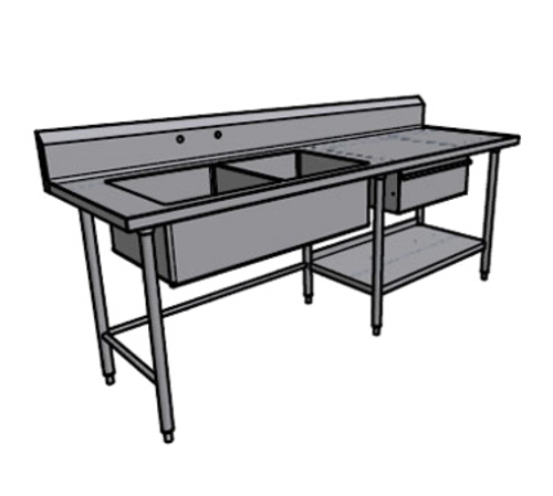 Pacific Stainless Products PTD8430C8L20DS