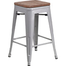 Flash Furniture CH-31320-24-SIL-WD-GG
