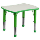 Flash Furniture YU-YCY-098-RECT-TBL-GREEN-GG