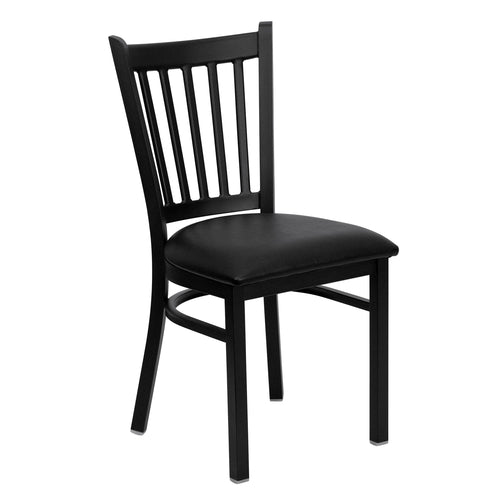 Flash Furniture XU-DG-6Q2B-VRT-BLKV-GG
