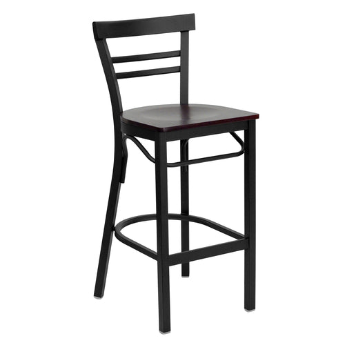 Flash Furniture XU-DG6R9BLAD-BAR-MAHW-GG