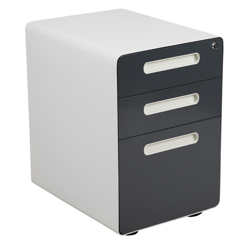 Flash Furniture HZ-AP535-02-DGY-WH-GG