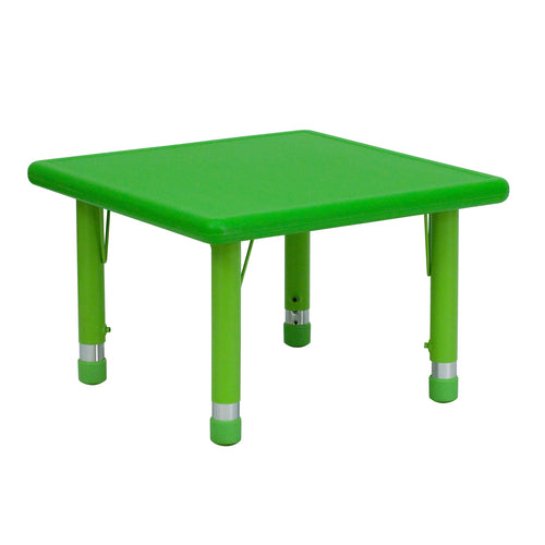 Flash Furniture YU-YCX-002-2-SQR-TBL-GREEN-GG