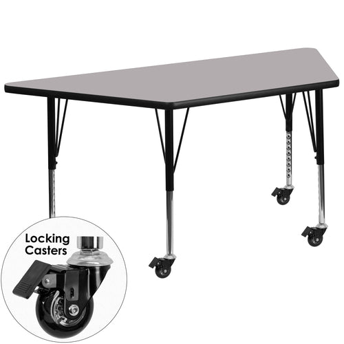 Flash Furniture XU-A3060-TRAP-GY-T-P-CAS-GG
