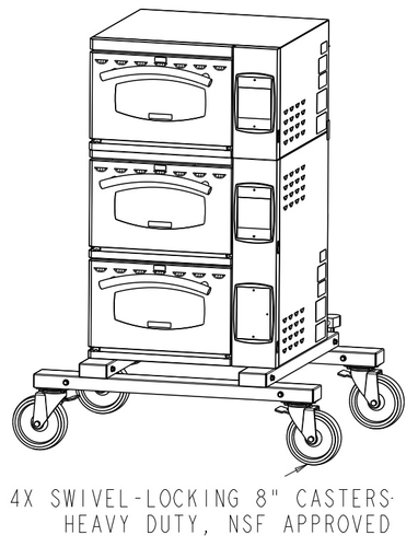 Ovention Stacking Ovention OVNTN-STK-13 Stacking Kit