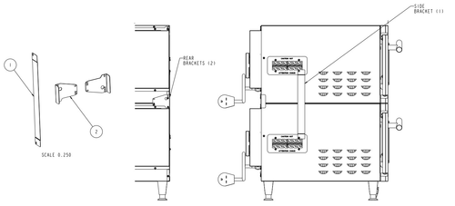 Ovention Stacking Ovention OVNTN-STK-12 Stacking Kit