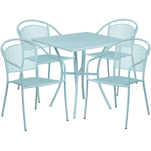 Flash Furniture CO-28SQ-03CHR4-SKY-GG