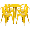 Flash Furniture CH-51080TH-4-18ARM-YL-GG