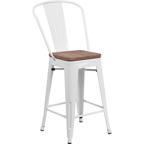 Flash Furniture CH-31320-24GB-WH-WD-GG