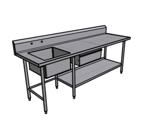Pacific Stainless Products PTS8430C8L20DS
