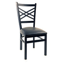 Trendler, Inc. CROSS METAL TALL CHAIR UPH