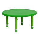 Flash Furniture YU-YCX-007-2-ROUND-TBL-GREEN-GG