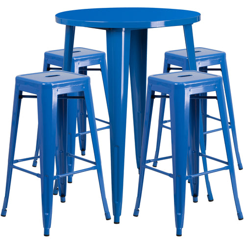 Flash Furniture CH-51090BH-4-30SQST-BL-GG